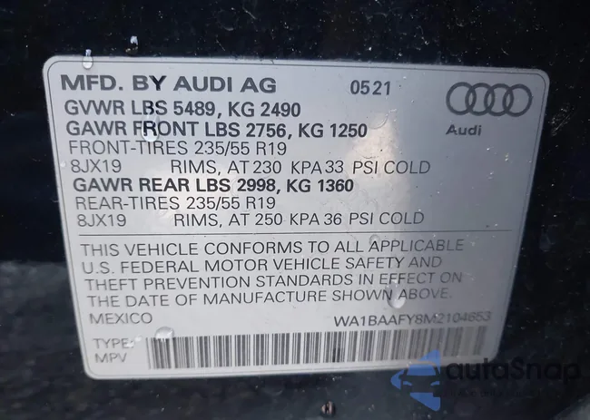 WA1BAAFY8M2104653: 42883733