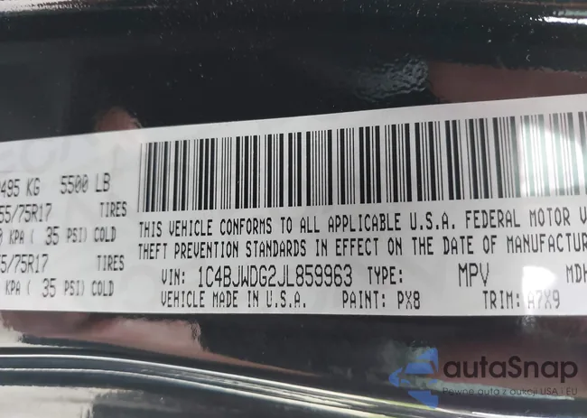 1C4BJWDG2JL859963: 42884092