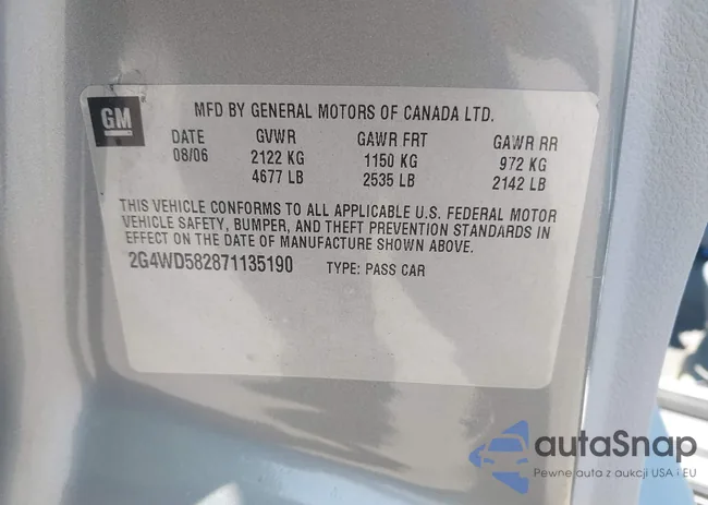 2G4WD582871135190: 42884183