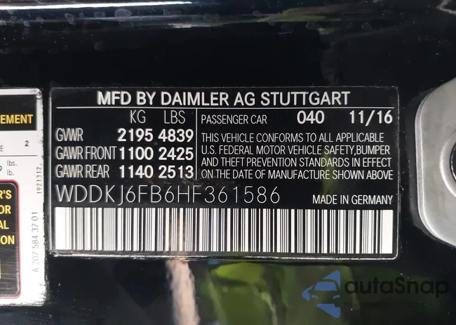 WDDKJ6FB6HF361586: 42883677