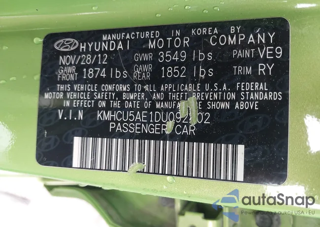 KMHCU5AE1DU092402: 42884754