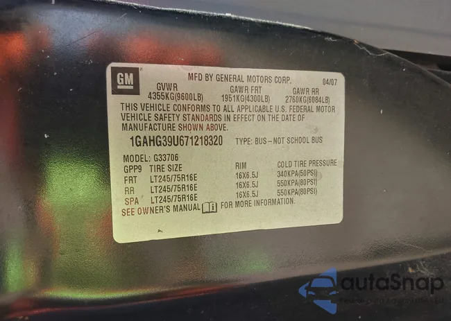 1GAHG39U671218320: 42884672