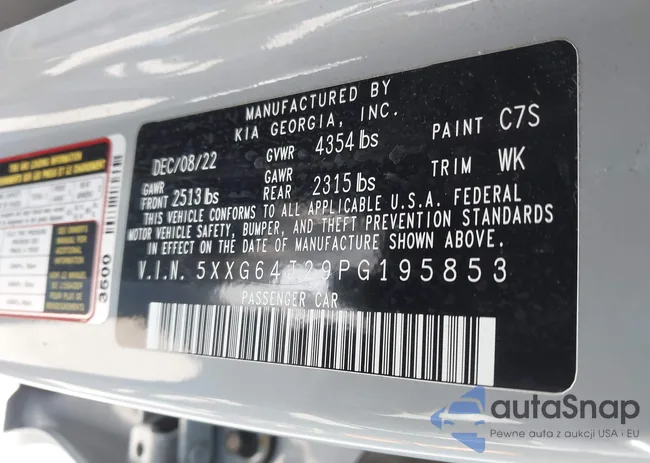 5XXG64J29PG195853: 42885879