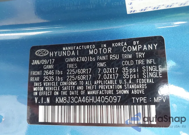 KM8J3CA46HU405097: 42886134