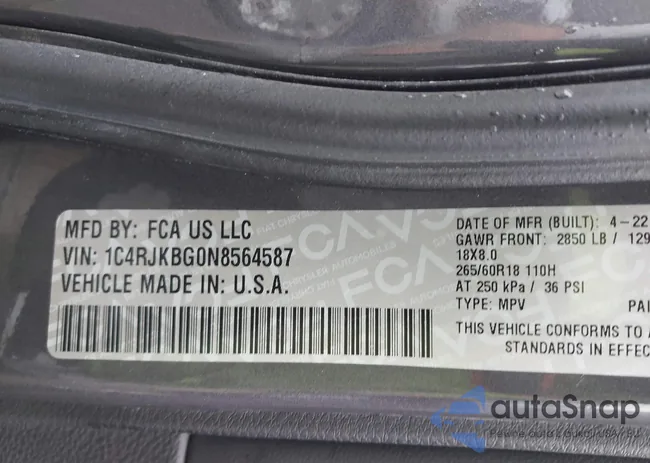 1C4RJKBG0N8564587: 42886184