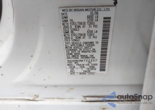 5N1AA08A36N722357: 42886272