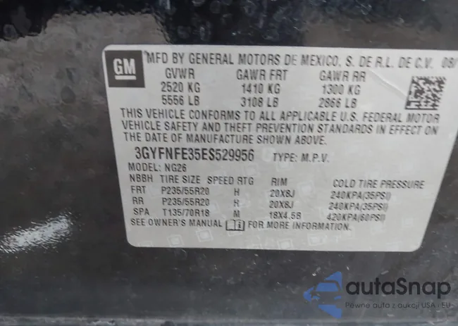 3GYFNFE35ES529956: 42885364