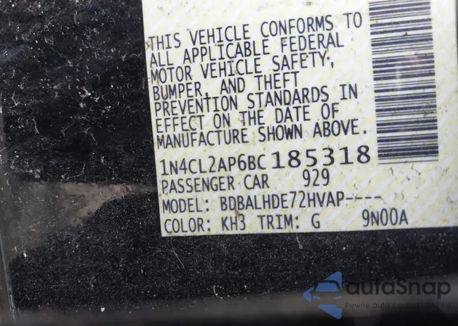 1N4CL2AP6BC185318: 42885521