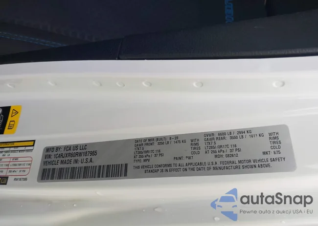 1C4RJXR60RW187965: 42887038