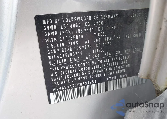 WVGBV3AX7EW534359: 42886377