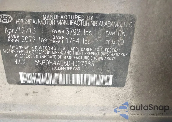 5NPDH4AE8DH327783: 42886472