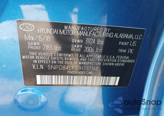 5NPD84LF3JH337168: 42886544