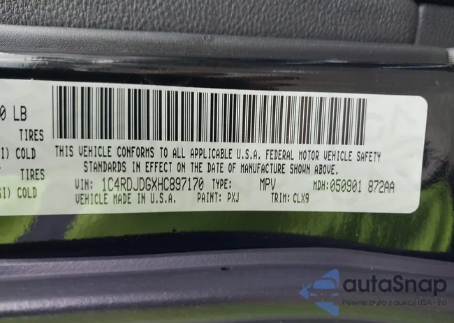 1C4RDJDGXHC897170: 42886720