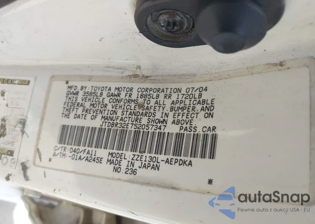 JTDBR32E752057347: 42886721