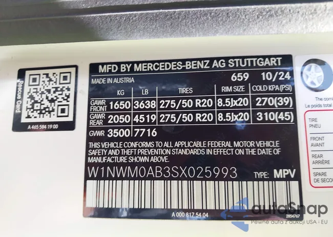 W1NWM0AB3SX025993: 42888021