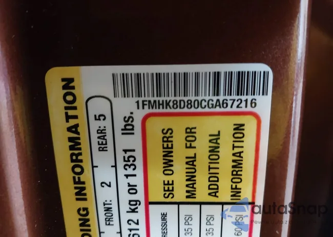 1FMHK8D80CGA67216: 42888329