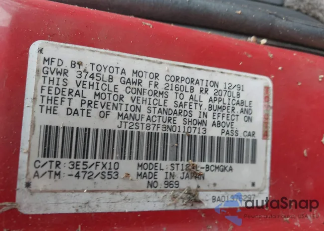 JT2ST87F3N0110713: 42887396