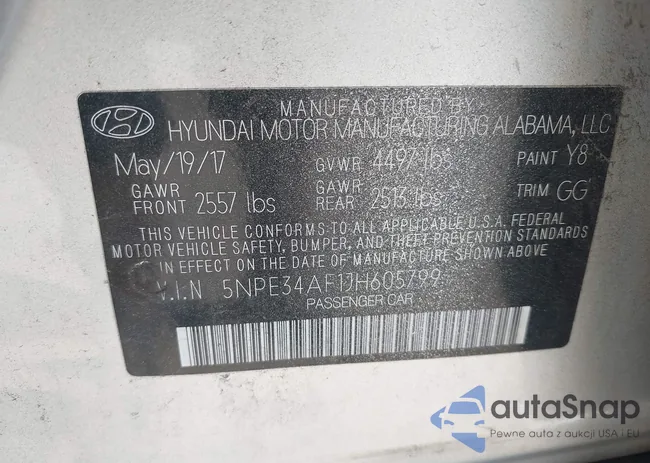 5NPE34AF1JH605799: 42887422