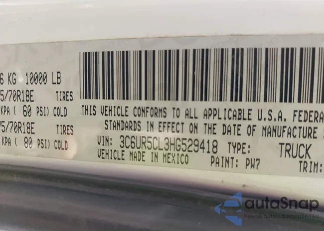 3C6UR5CL3HG529418: 42887618