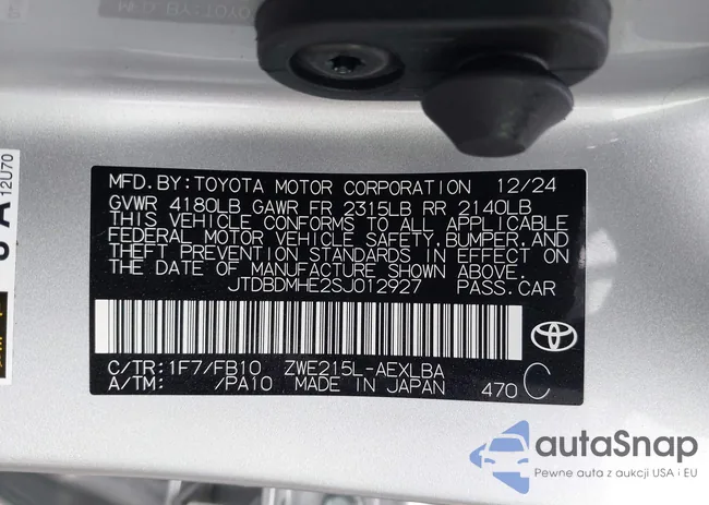 JTDBDMHE2SJ012927: 42888731