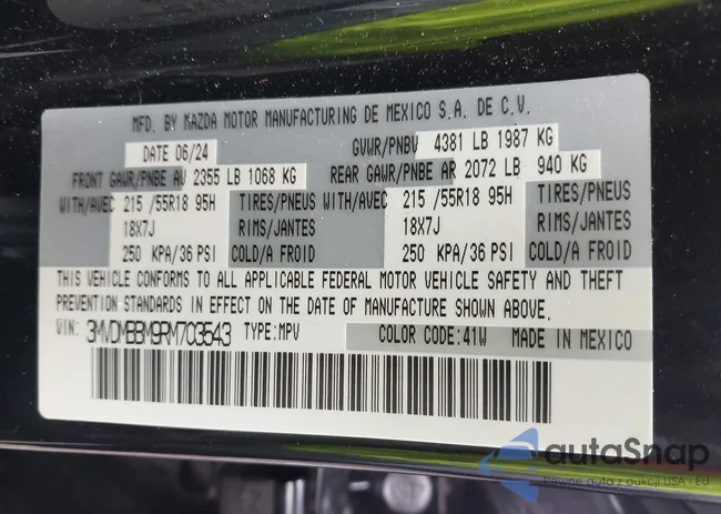 3MVDMBBM9RM703543: 42888630