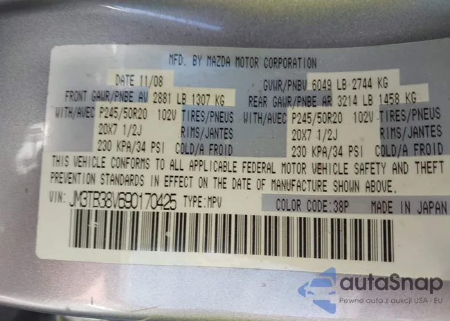 JM3TB38V690170425: 42889931