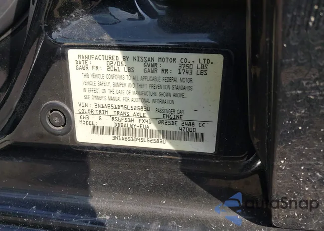 3N1AB51D95L525830: 42890209