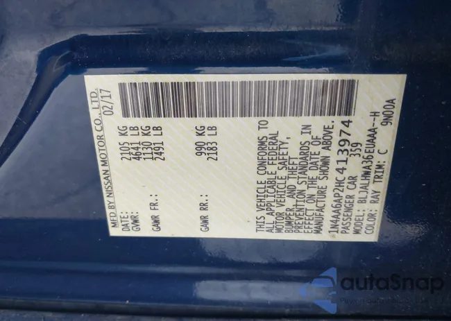 1N4AA6AP2HC413974: 42890237