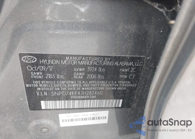 5NPD74LF4JH282460: 42890284