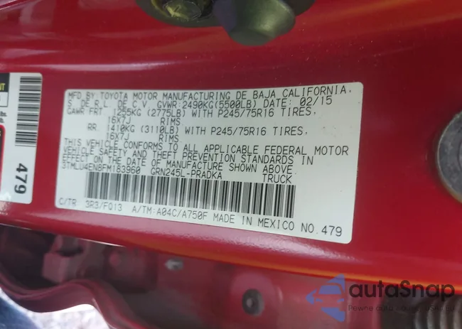 3TMLU4EN8FM183960: 42889383