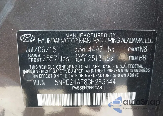 5NPE24AF8GH263344: 42889472