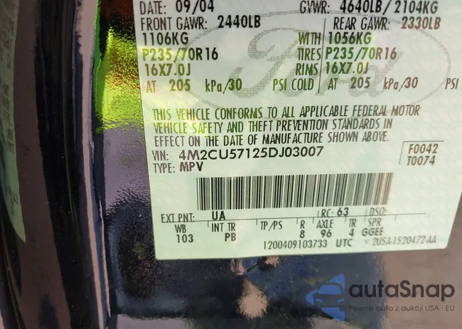 4M2CU57125DJ03007: 42890807