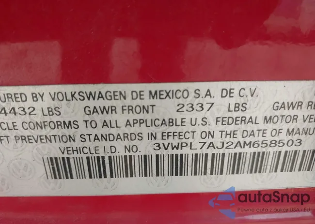 3VWPL7AJ2AM658503: 42890826