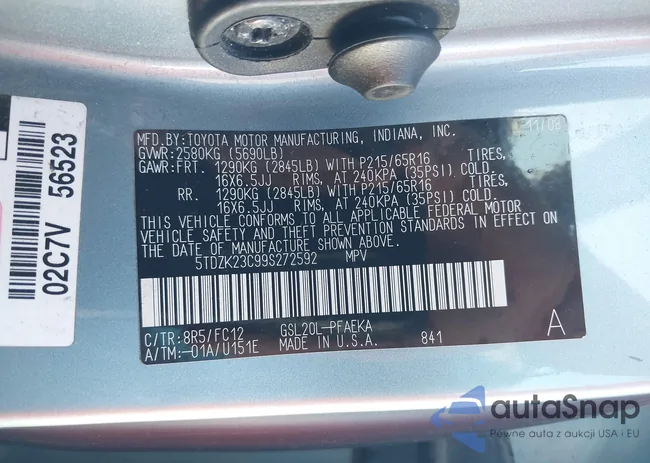 5TDZK23C995272592: 42890860