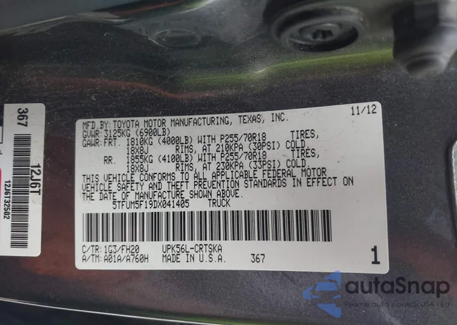 5TFUM5F19DX041405: 42890951