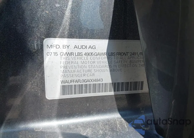 WAUFFAFL0GA004843: 42891138