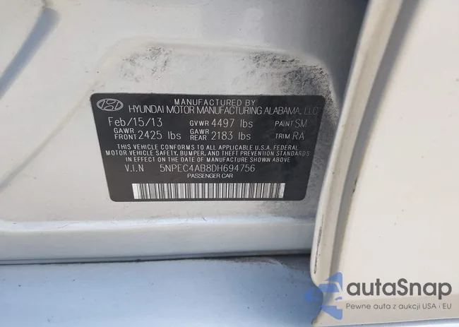 5NPEC4AB8DH694756: 42891277