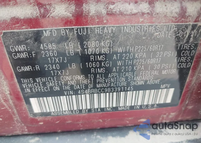 4S4BRBCC9B3391145: 42890675