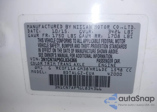 3N1CN7AP9GL834366: 42891879