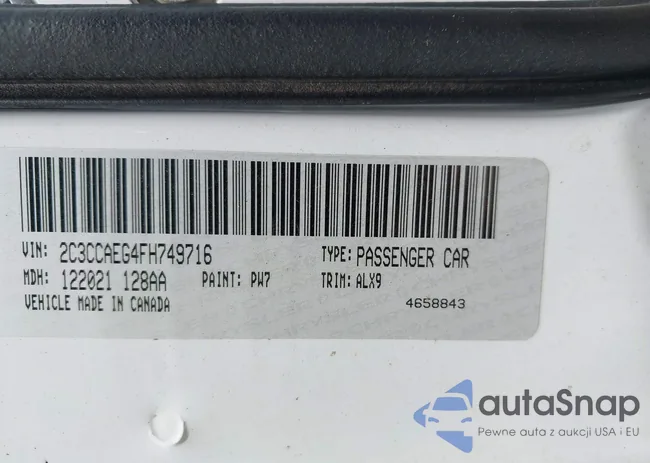 2C3CCAEG4FH749716: 42892230