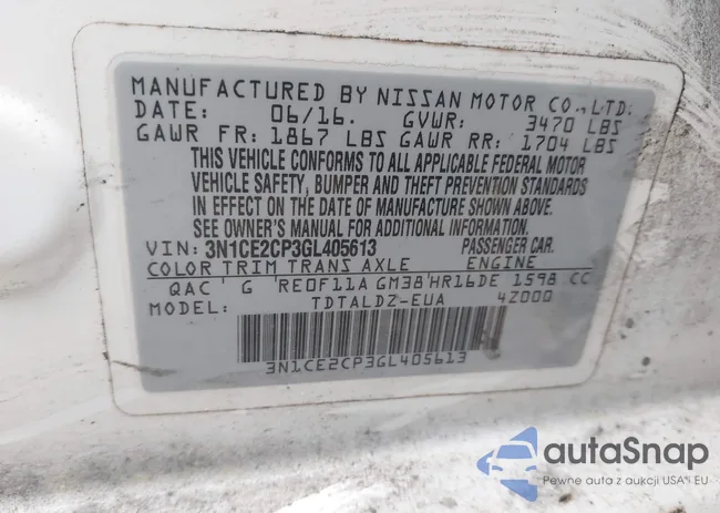 3N1CE2CP3GL405613: 42892252