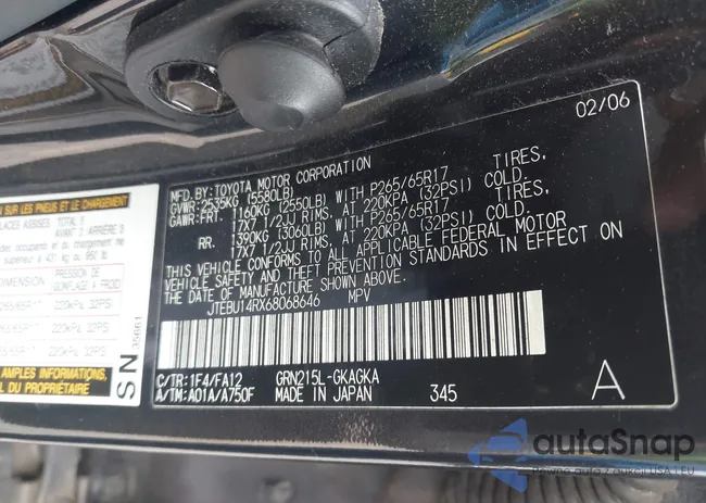 JTEBU14RX68068646: 42893203