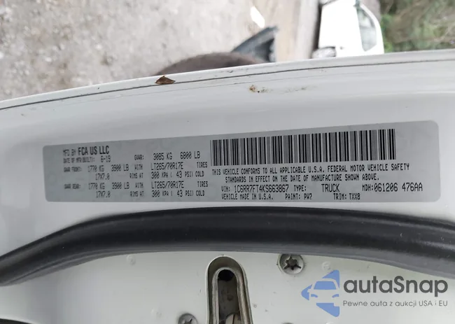 1C6RR7FT4KS663867: 42892398