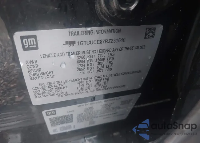 1GTUUCE87RZ231640: 42892427