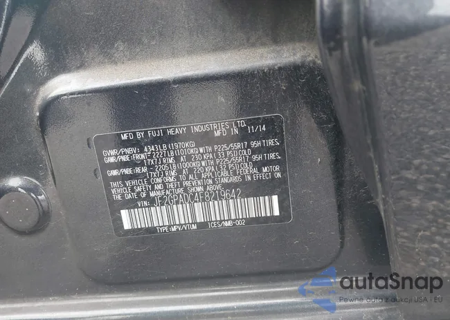 JF2GPADC4F8219642: 42892476