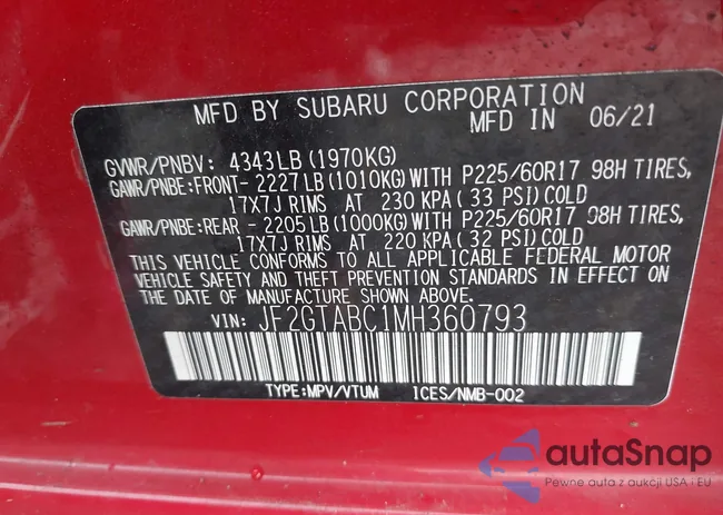 JF2GTABC1MH360793: 42892503