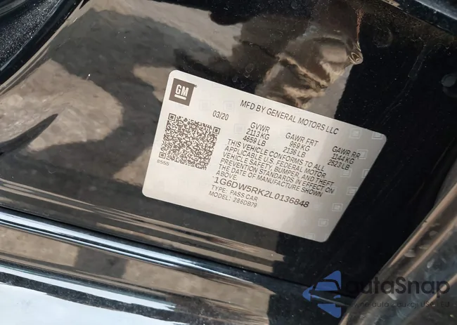 1G6DW5RK2L0136848: 42894019