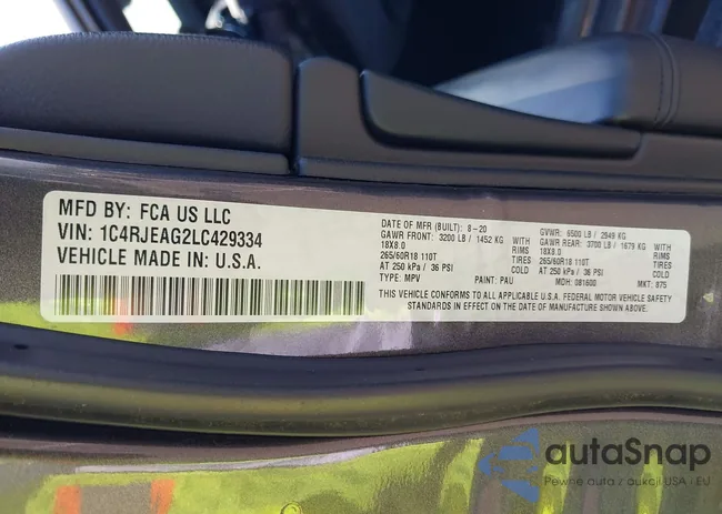 1C4RJEAG2LC429334: 42894094