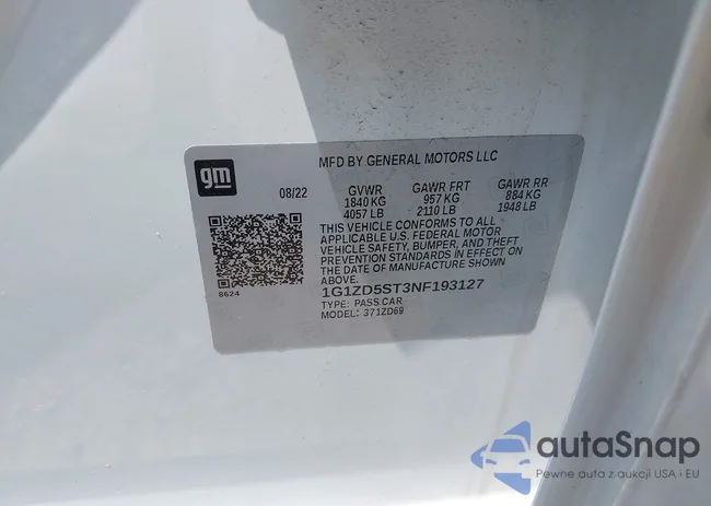 1G1ZD5ST3NF193127: 42894272