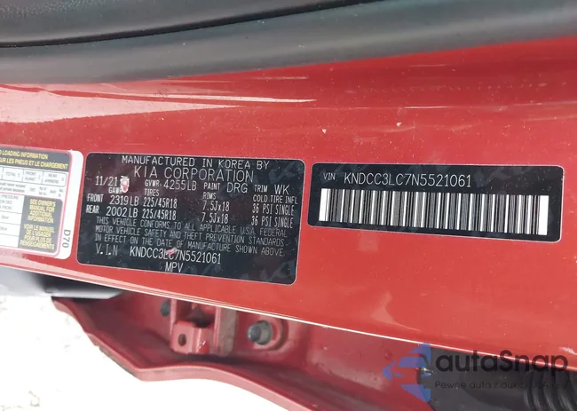 KNDCC3LC7N5521061: 42893580